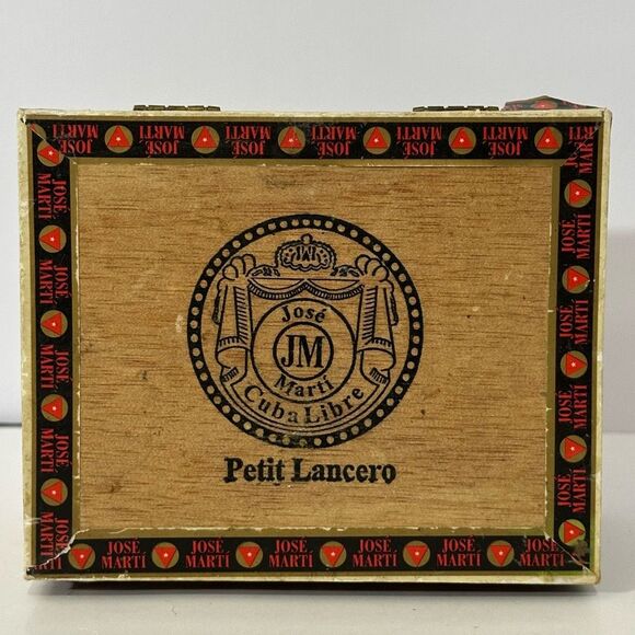Vintage Petit Lancero JM Jose Marti Cigar Box - Picture 1 of 13